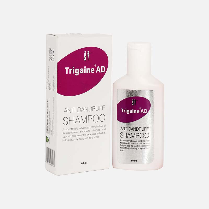 Trigaine AD - Anti Dandruff Shampoo | Apple Therapeutics